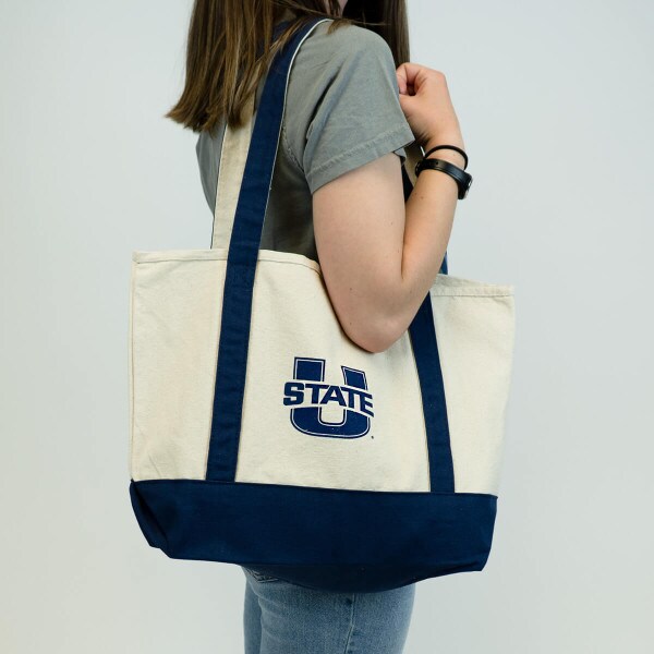 utah state canvas tote bag